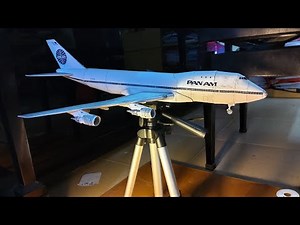 Pan Am Boeing 747 papercraft (Corrected engine)