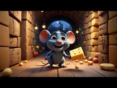The Mysterious Mouse’s Cheese Hunt 🐭🧀 | Kids Story Adventure | Fun Learning Video for Children