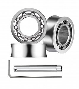 MAGICYOYO Unresponsive Yoyo Bearings - Pack of 3 Stainless Steel U Type Professional 10 Ball Yoyo Bearings for with Bearing Revomal