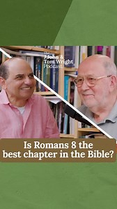 Is Romans 8 one of the greatest chapters in the Bible? Here are Tom Wright's thoughts! Watch The J.John & Tom Wright Podcast on YouTube now - https://youtu.be/8fZWKe3S_sM, or listen wherever you usually listen to your podcasts. | J.John