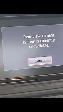 2015 Jetta Backup Camera not working "rear view camera system unavailable"