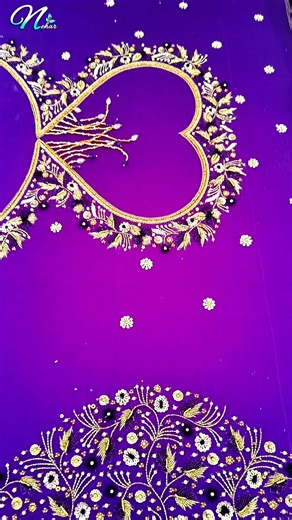 Trending Maggam Work Designe #aaribusiness #shorts #shortvideo #aariworkdesign