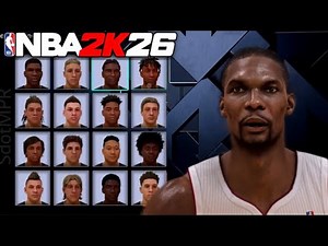 Chris Bosh NBA 2K26 Face Creation! 🔥 BEST & MOST Realistic Build Tutorial