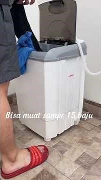 Mesin Cuci Mini Portable Praktis dan Canggih dengan Fungsi pengeringan