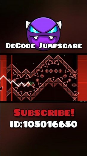 DeCode Jumpscare #geometrydash #gd #meme #shorts #short