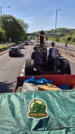 Driving On #steam #travel #steamengine #tractionengine
