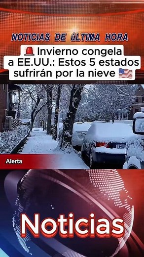 602K views · 8K reactions | Invierno congela a Estados Unidos 5 estados bajo nieve. Alerta Global Ec y Edgar Paul Mendoza | Dead Paul Mendoza | Facebook