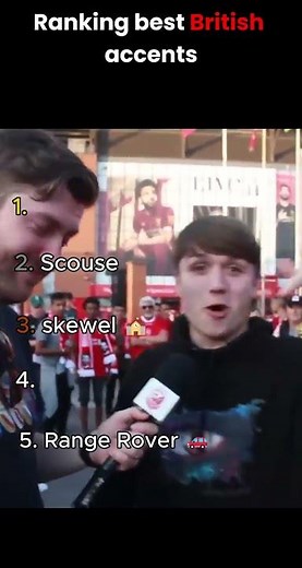Ranking the funniest British accents 🤣