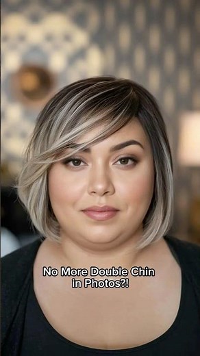 Remove double chin from photos in seconds with AI! Try this tool now 💫 #Shorts #doublechinremoval