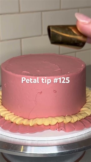Pastel pink & yellow vintage cake 💖 full tutorial, 3 piping tips, zero fondant xx #cakesbysi