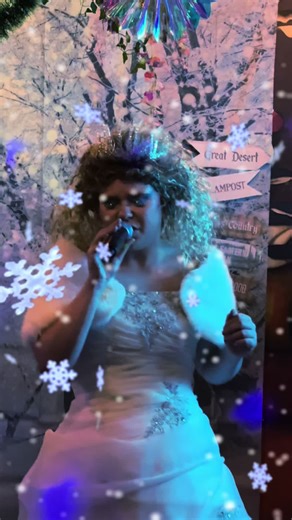 Delilah's Ice Queen Performance in Narnia Experience