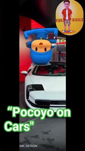 “Pocoyo Plays on Top of Cars!”