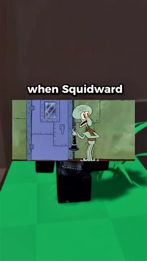 Squidward Sees the Past and Future in Bikini Bottom #robloxrant #roblox #shorts