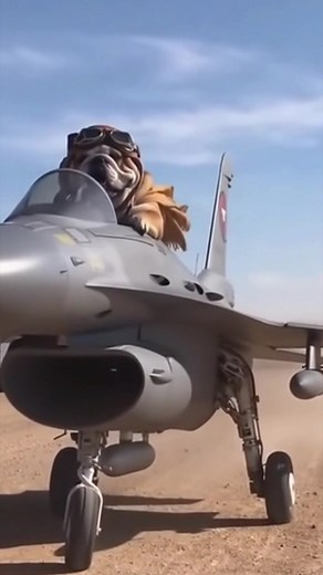 From Dust To Victory — Bulldog Pilot’s Perfect Landing Moment #BulldogPilot #AirHero #DogInAction #FighterJetDog #AviationDreams | DogMood | Facebook