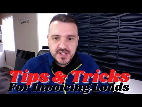 This is how I do invoices using Trucking Office