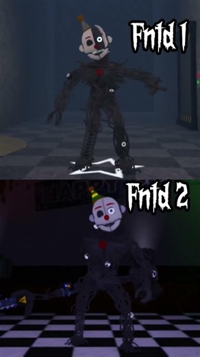 FNTD 1 Vs FNTD 2 unit design 🤯 🤯#fntd #fnaf #roblox #shorts #viral
