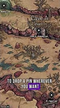 Roll20 Map Pins Explained