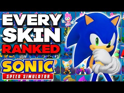 Ranking EVERY Sonic Speed Simulator Skin