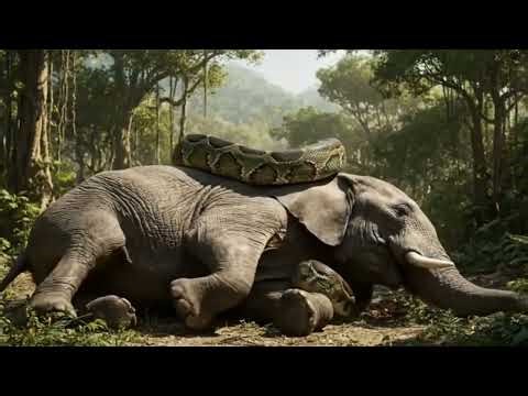 Python vs Elephant – The Crushing Battle of the Jungle