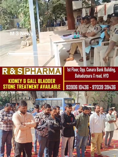 Sri Kiran Khare, IPS, DCP South zone, conducted a *counselling programme with rowdy sheeters* at Purani Haveli along with ADCP Majeed and all ACPs, SHOs on 31.12.2025. The DCP strictly warned them against indulging in any unlawful activities and instructed them to lead their lives within the framework of law, especially in view of the New Year. He stated that rowdy sheets of those maintaining sustained good behaviour would be considered for closure. He also informed that strict surveillance will