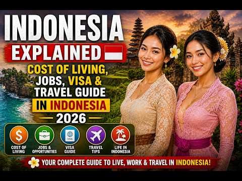 Indonesia Explained | Cost of Living, Jobs, Visa & Travel Guide in Indonesia 🇮🇩 2026