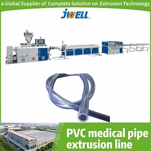 [Hot Item] Jwell Automatic PVC Soft Pipe Making Machine High Efficiency Plastic Extruder Machine for Medical Pipe