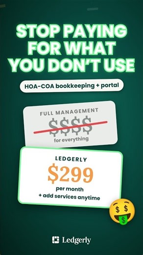 Paying for Full-Service HOA Management You Don't Need? 🤔