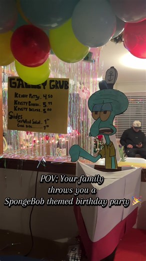 SpongeBob Themed Birthday Party Idea