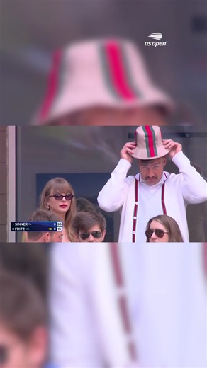 As the prophecy foretold, Taylor Swift is here to watch Taylor Fritz. | US Open Tennis Championships
