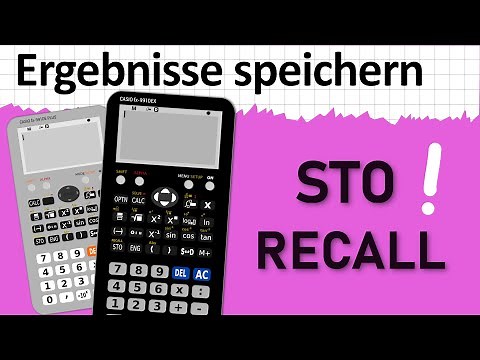 ERGEBNISSE SPEICHERN mit dem TASCHENRECHNER | Casio fx-991DEX Classwiz