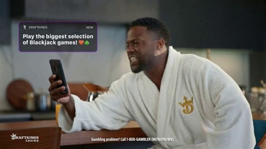 DraftKings Casino TV Spot, 'Blackjack Games: Buffet: Up to $100' Featuring Kevin Hart