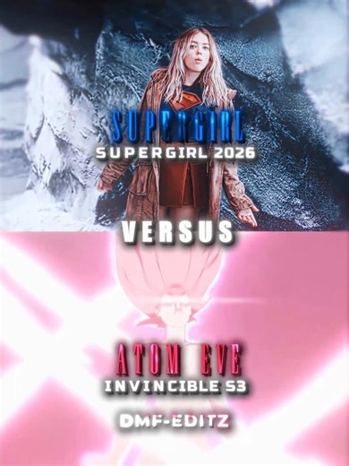 Supergirl vs Atom Eve #shorts #edit #dcu #invincible