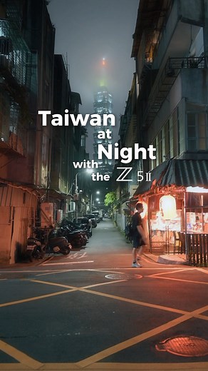 "The 3D tracking worked well for low light portraits shot wide open." Uncover Taiwan at night with Dylan Chen and the Z5II 🇹🇼📷 | Nikon Australia