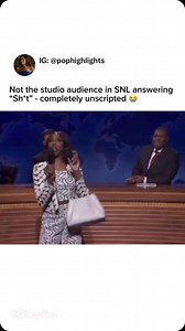 Pop Highlights on Instagram: "The SNL studio audience going off-script the other night was EVERYTHING 😭😭"