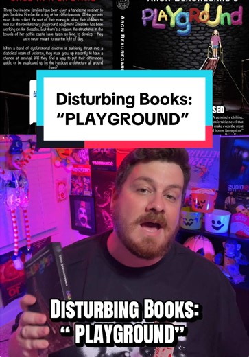 Replying to @Aki Sharptooth Disturbing Books: “Playground” a SplatterPunk novel #horror #horrortok #disturbing #scaryvideos #booktok