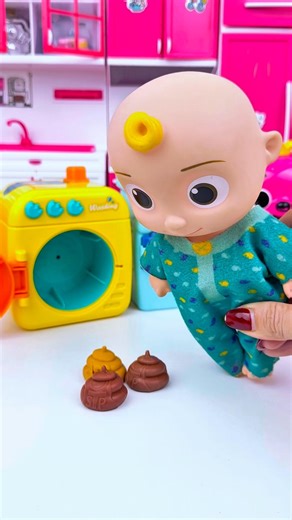ASMR Toy Unboxing Cocomelon & Pinkfong Washing Machine Set Toy | Satisfying Toy Play with Subi Toys