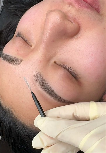 Brows so natural even I forget they’re tattooed. Nanobrows = hyper-realistic hairstroke created with a fine nano needle for the softest, most natural finish. No trauma to the skin, easy/fast healing process. #fyp #nanobrows #raleighbrows #browtattoo