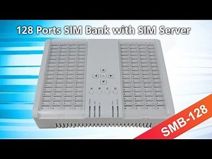 128 port SIM BANK with SIM Server working together with GSM Gateway, HyberTone Technology