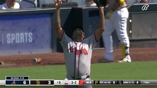 The Braves head into the All-Star break with a 53-42 record. Via ballybraves | Atlanta Braves Chop Live