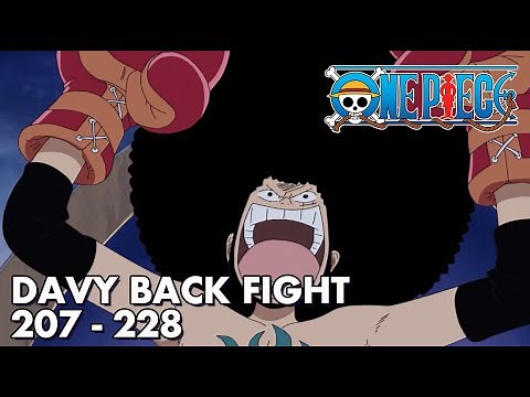 ONE PIECE | Episodes 207-228 Preview | The Davy Back Fight Game Begins!