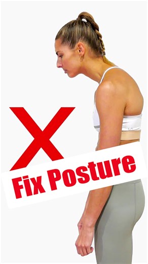 Bad posture? Try these exercises 🔥 #posturecorrection #backpain #posturetips #fyp #foryou #physiotherapy
