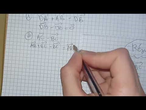 les vecteurs et Translation (serie 1) 3eme annee college