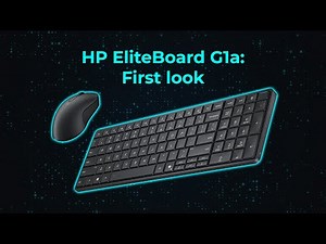 This Keyboard Is Actually a PC: HP EliteBoard G1a | CES 2026