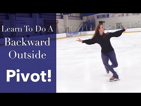 Learn To Do A Backward Outside Pivot - In Figure Skates!