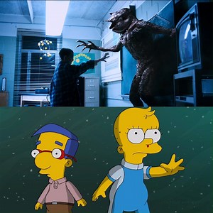 Danger Things || Stranger Things #strangerthings #simpsons | Curious Mystery