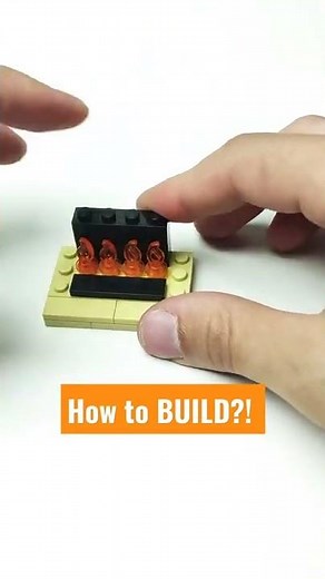 How to BUILD LEGO FIREPLACE?!