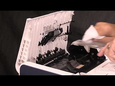 Xerox® VersaLink® C505 Color Multifunction Printer Cleaning the Document Handler Nudger & Feed Roll