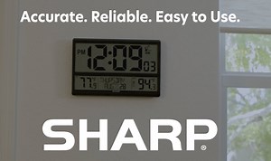 Watch Sharp SPC1022 Family of Atomic Clocks - Instructional Info on Amazon Live