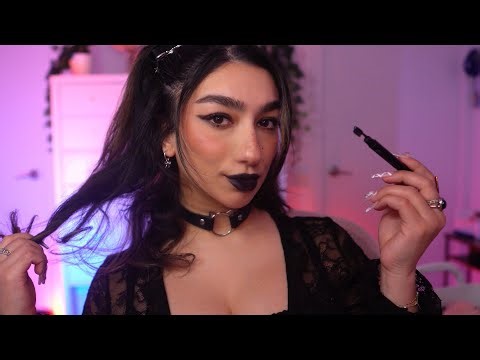 the Goth girl in class lowkey has a crush on you ASMR (personal attention)