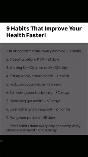 9 Daily Habits That Will Transform Your Health Fast! 🤯💪